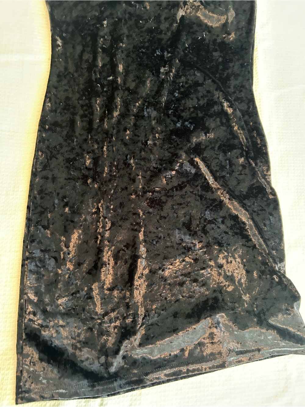 H&M Black Velvet Slip Dress